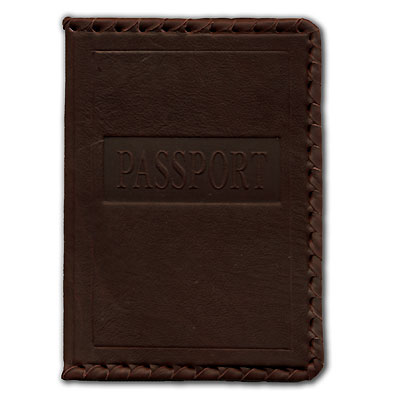 Обложка для паспорта, темно-коричневая 2007 г ; Упаковка: коробка инфо 1657k.
