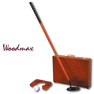 Подарочный набор для игры в гольф в деревянном кейсе Woodmax 2007 г инфо 4040b.