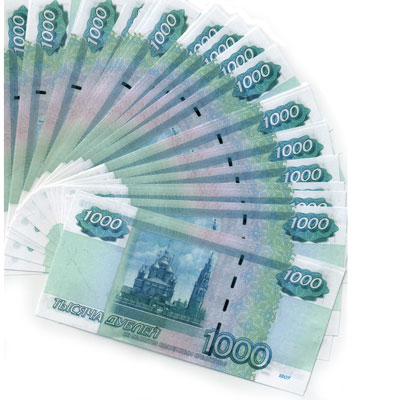 Забавная "Пачка денег" 1000 рублей "денег" рассчитана на развлекательную функцию инфо 4110b.