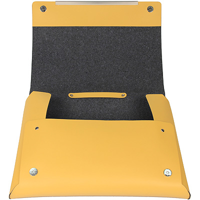 Портфель для документов, цвет: желтый Портфель Nu Design, LTD 2010 г ; Упаковка: коробка инфо 5068b.