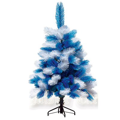 Елка новогодняя Цвет: синий, белый, 1,6 м Новогодняя продукция Mister Christmas 2007 г инфо 5138b.