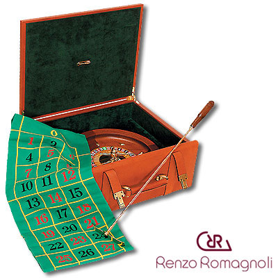 Подарочный набор для игры в рулетку, зеленый Renzo Romagnoli 2007 г инфо 2303c.