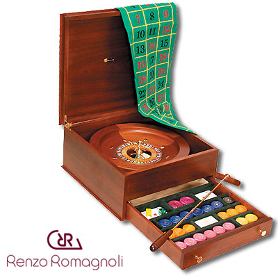 Подарочный набор для игры в рулетку Цвет коричневый Renzo Romagnoli 2007 г инфо 2307c.