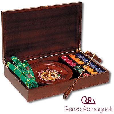 Подарочный набор для игры в рулетку, коричневый Renzo Romagnoli 2007 г инфо 2308c.