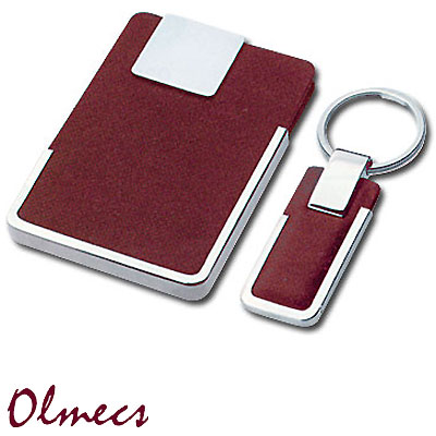 Подарочный набор Olmecs (2 предмета), коричневый Olmecs 2007 г инфо 2535c.