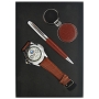 Подарочный набор: часы, ручка, брелок ZS-19-7 Подарочный набор Zebra Sun Ltd 2010 г ; Упаковка: подарочная коробка инфо 2542c.