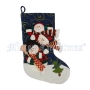 Новогодний носок для подарков "Снеговики" см Производитель: Ирландия Артикул: NY-703 инфо 7637c.