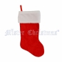 Новогодний носок для подарков, цвет: красный Новогодний сувенир Mister Christmas 2009 г ; Упаковка: пакет инфо 7641c.