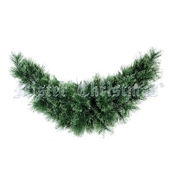 Гирлянда из искусственной хвои, цвет: зеленый, 120 см Новогодняя продукция Mister Christmas 2008 г инфо 7659c.