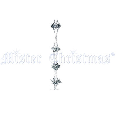 Гофрогирлянда, цвет: серебряный, 2,7 м Новогодняя продукция Mister Christmas 2008 г инфо 7670c.
