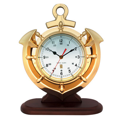 Часы "Якорь", на подставке см Высота изделия: 35 см инфо 7990c.