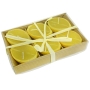 Набор свечей ароматизированных "Лимоны", 6 шт 18009 оставляйте горящую свечу без присмотра инфо 7841d.