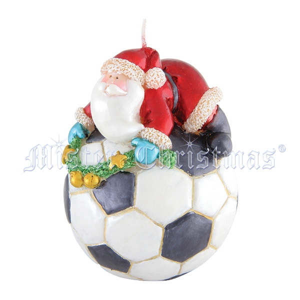 Свеча "Дед Мороз на футбольном мяче" SK-430 Производитель: Mister Christmas Страна: Ирландия инфо 8184d.