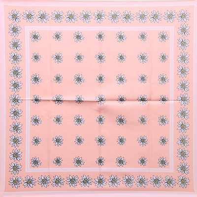 Платок, цвет: розовый, 53 см х 53 см Платок Венера 2010 г ; Упаковка: пакет инфо 12699f.