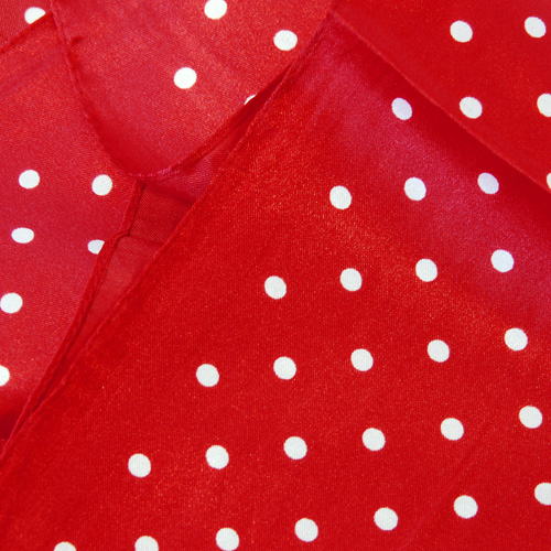 Шейный платок Цвет: красный, 60 см х 60 см Платок Венера 2009 г ; Упаковка: пакет инфо 12835f.