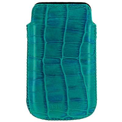 Чехол для мобильного телефона "Croco Nile", цвет: бирюзовый, размер L кожа Производитель: Россия Артикул: MS 2 KR инфо 13026f.