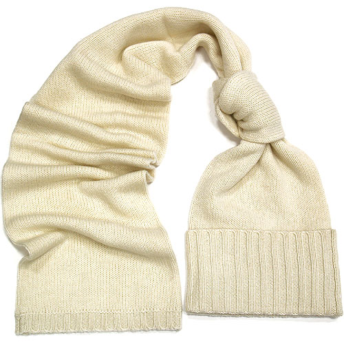 Шапка-шарф, цвет: слоновая кость Венера 2008 г ; Упаковка: пакет инфо 12817g.