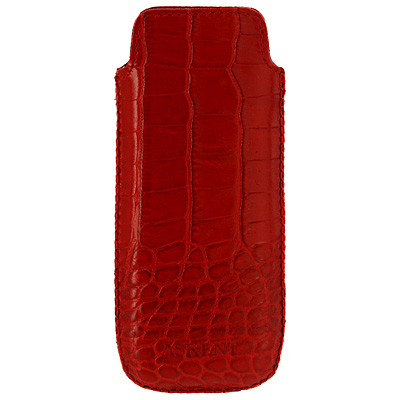 Чехол для мобильного телефона "Croco Nile", цвет: красный, размер M кожа Производитель: Россия Артикул: MS 2 KR инфо 13009g.